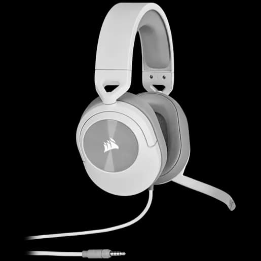 CORSAIR HS55 SURROUND V2 Wired Gaming Headset - White