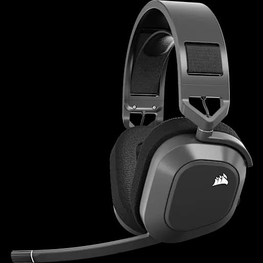 CORSAIR HS80 MAX WIRELESS Gaming Headset, Steel Gray
