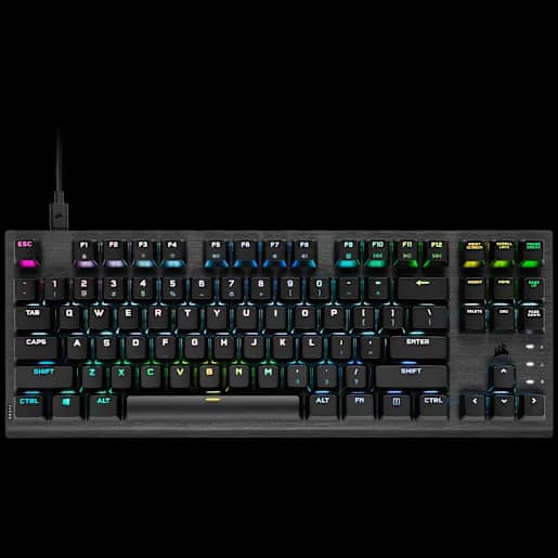 K60 PRO TKL RGB Tenkeyless Optical-Mechanical Gaming Keyboard - CORSAIR OPX Switch (Revival Series)