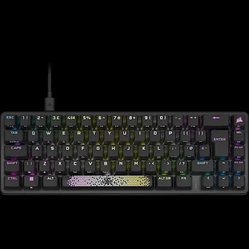 CORSAIR Tastiera gaming opto-meccanica 65% K65 PRO MINI RGB (UK)