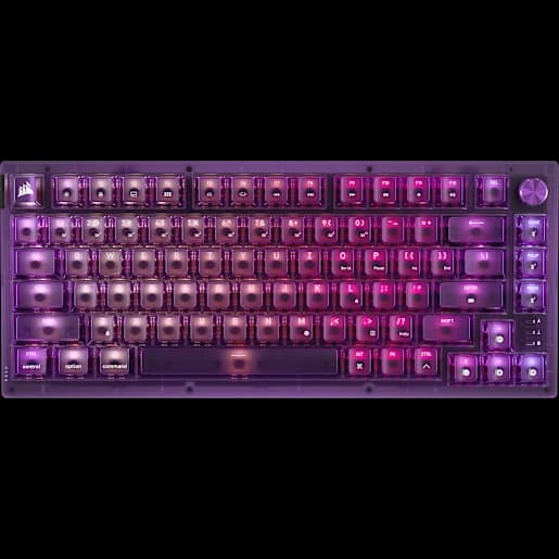 CORSAIR K65 PLUS Wireless Mechanical Gaming Keyboard – Atomic Purple