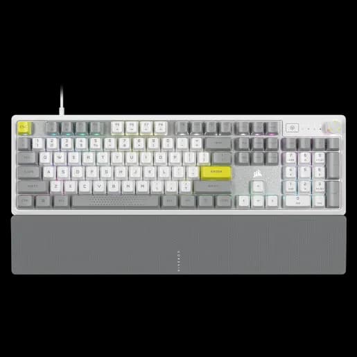 CORSAIR K70 CORE SE RGB Mechanical Gaming Keyboard with Palm Rest - White