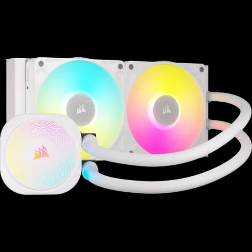 CORSAIR iCUE LINK TITAN 240 RX RGB AIO Liquid CPU Cooler - White (Refurbished)