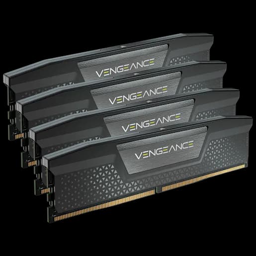 CORSAIR VENGEANCE® 96GB (4x24GB) DDR5 DRAM Up To 5600MT/S CL40 Memory Kit - Black