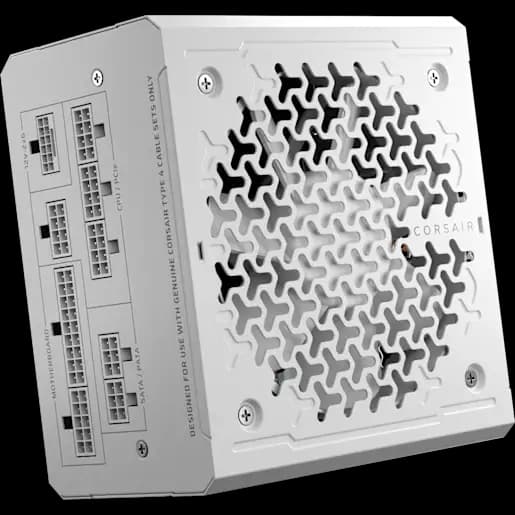 CORSAIR RMe Series™ RM1000e - Fully Modular Low-Noise ATX Power Supply - White