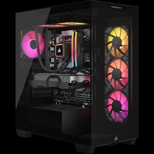CORSAIR VENGEANCE a7400 Gaming PC (7800X3D-5070Ti-16GB D5-1TB M.2), Certified Refurbished