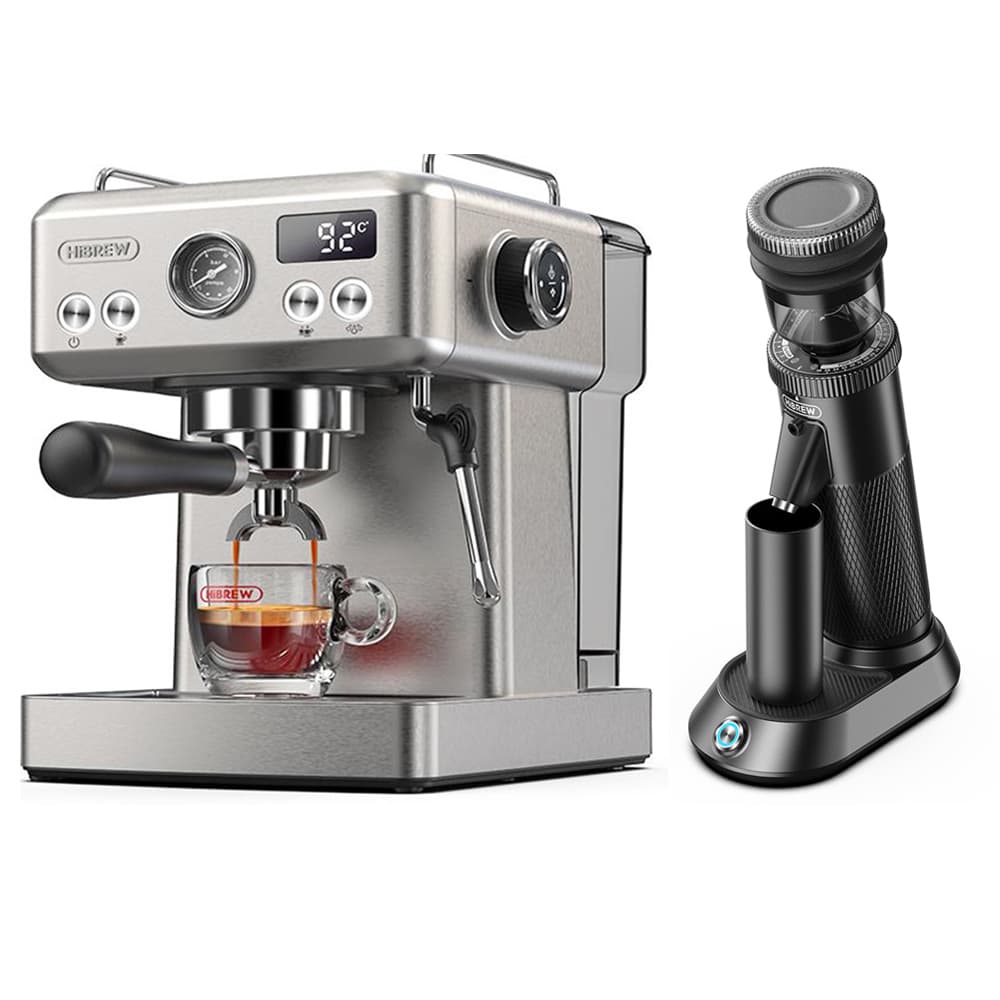 HiBREW H10A Półautomatyczny ekspres do kawy Espresso Combo G5 Młynek do kawy