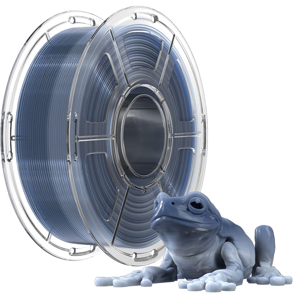 Filament PETG Mecpow High Speed, 1 kg - indygo-biały