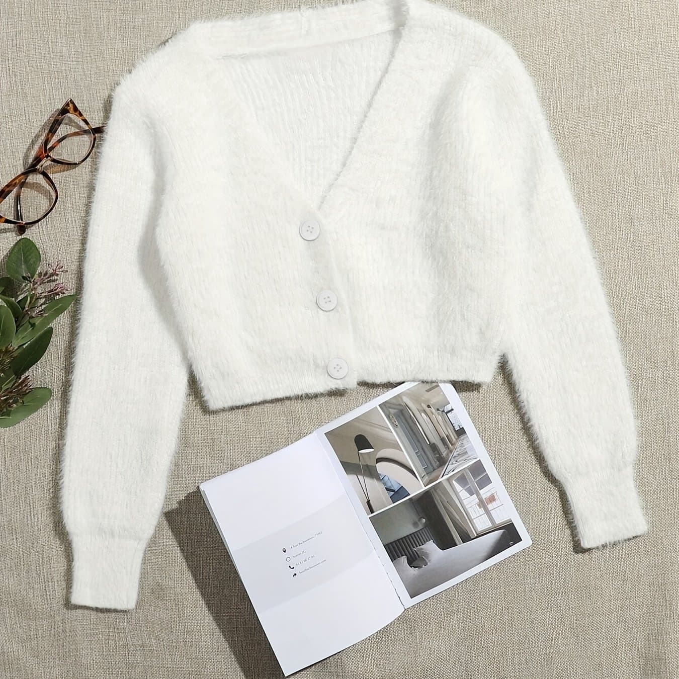 TEMU Yaxiyu Women's Button- Cardigan Sweater