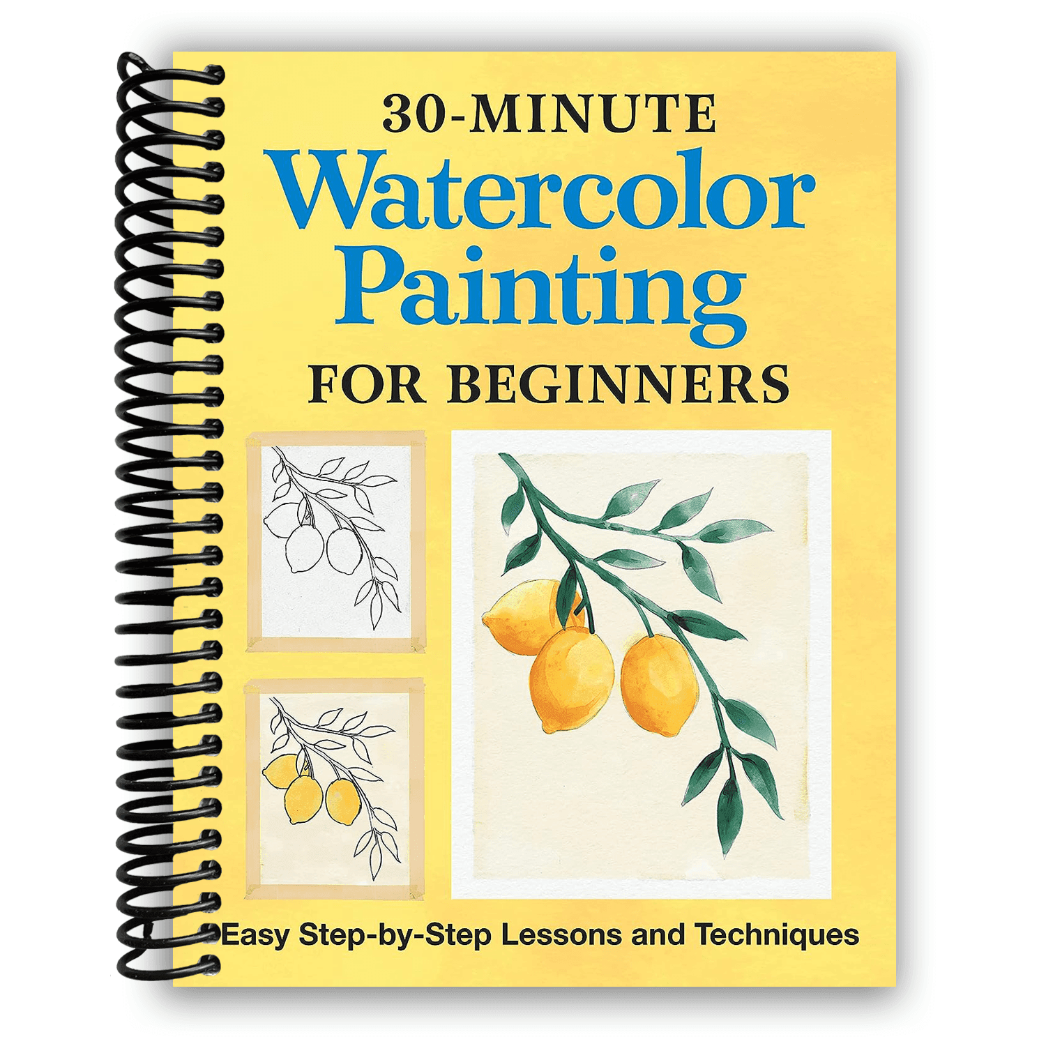 TEMU 30-minute Watercolor Painting For Beginners (spiral Bound)