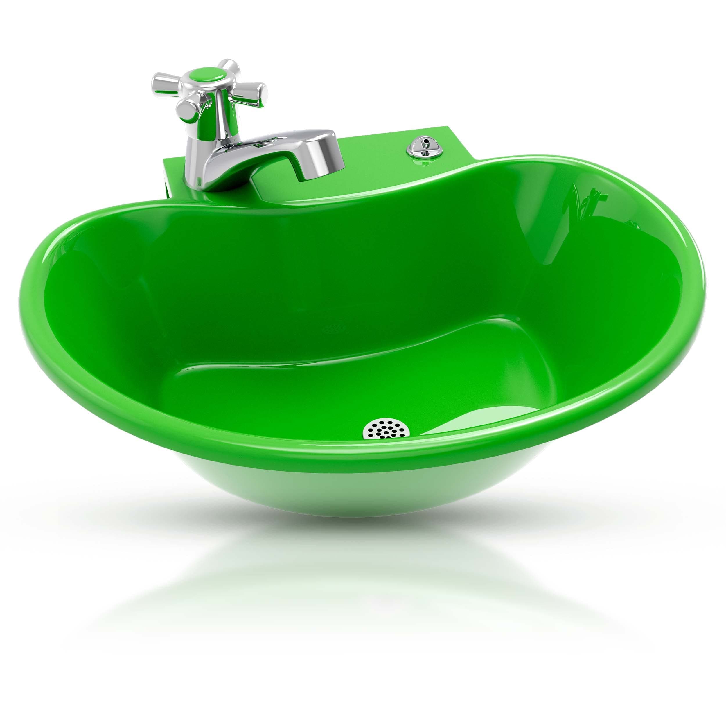 TEMU Outdoor Sink & Drinking Fountain - 2 In 1 Outdoor Garden Sink For Hand Washing, Gardening, Vegetable Washing, Grilling, Garage Work And More (16x10x5)