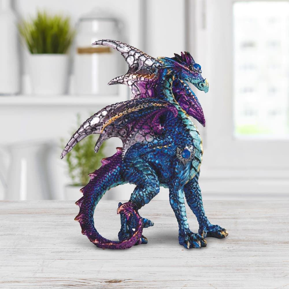 TEMU Medieval Dragon Figurine Statue Home/room Decor And Perfect Gift Ideas For House Warming, Holidays And Birthdays Great Collectible Addition