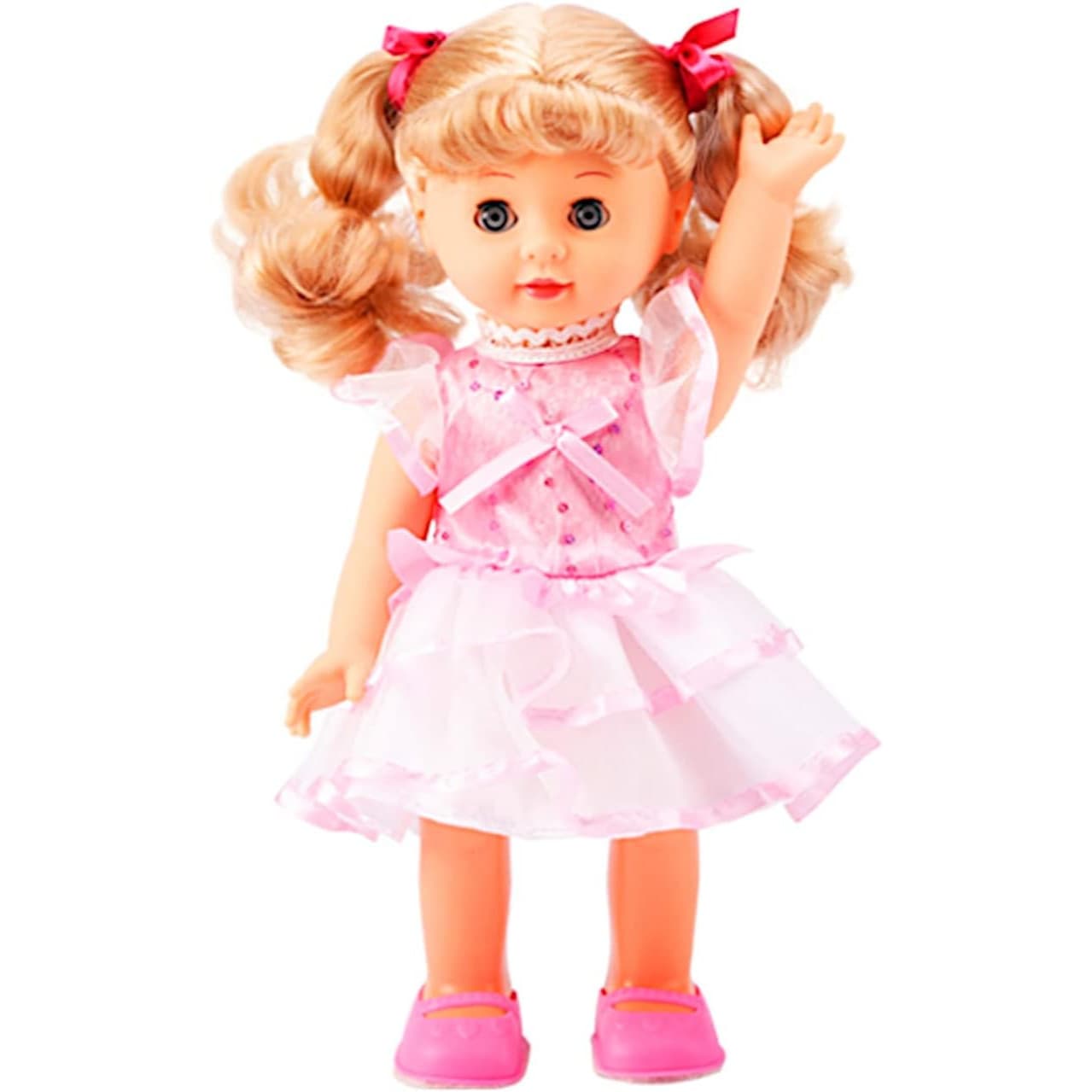 TEMU 12" Princess Interactive Vinyl Toy Baby Control Cuddly Girl Singing Talking Blonde Fashion Blinking Eyes