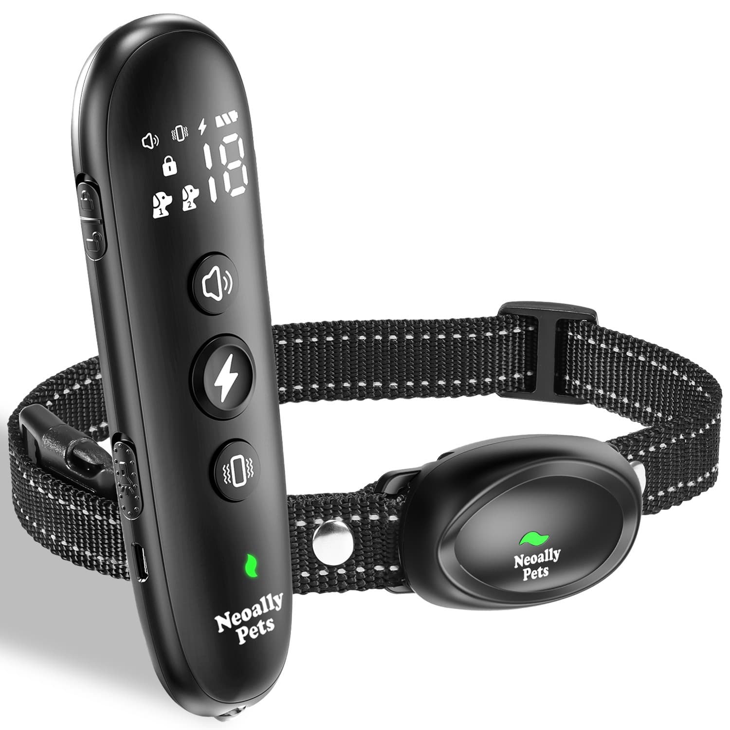 TEMU Dog Training Collar – 3000 Shock Collar With Remote For 8-150lbs Small Medium Large Dogs. Rechargeable Waterproof With 3 Training , Security Lock And Led Anti Lost Lights