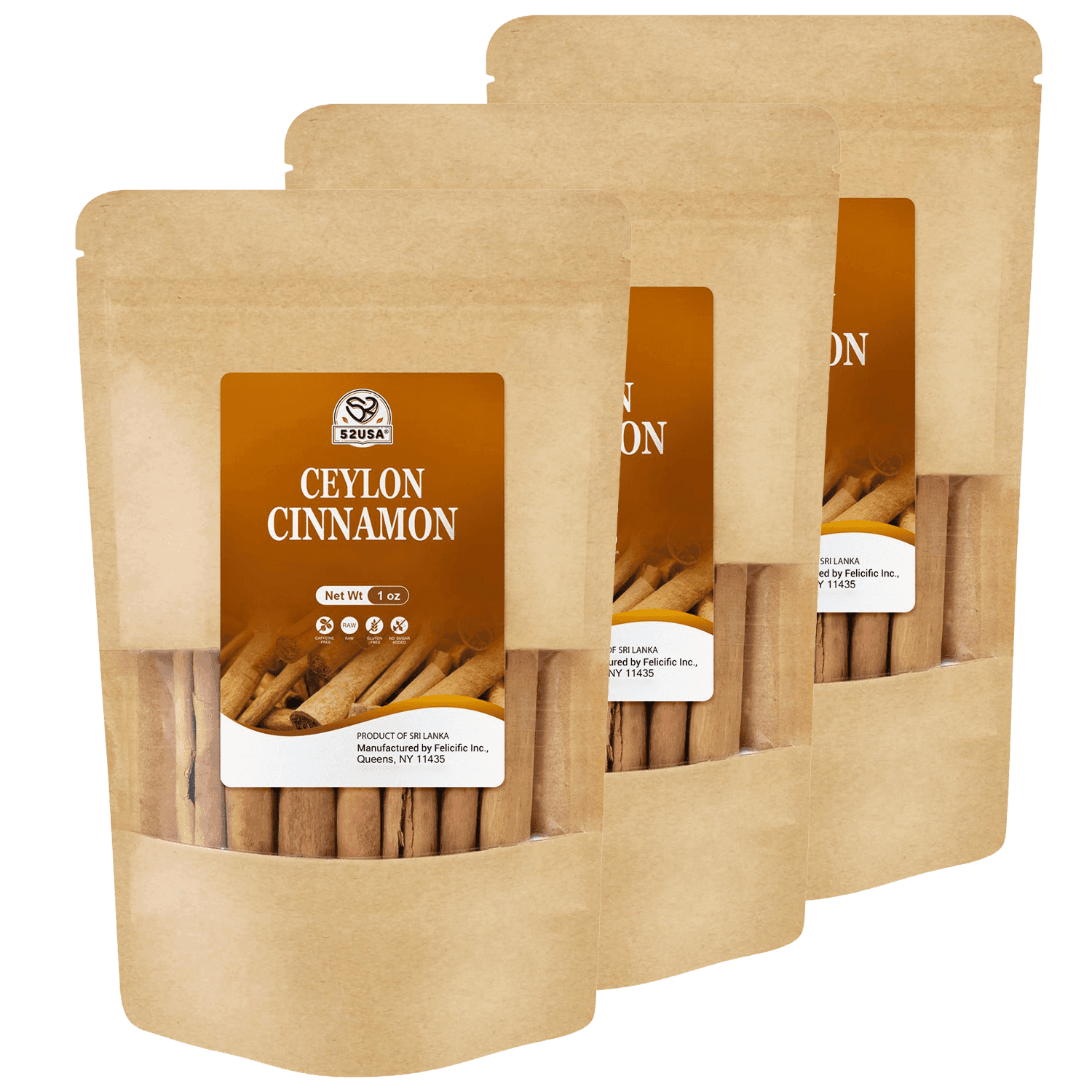 TEMU 52usa Ceylon Cinnamon Sticks, 1 Ounce (pack Of 3), True Cinnamon Farmed In Sri Lanka, Whole Cinnamon Sticks Bulk, Vegan,85g