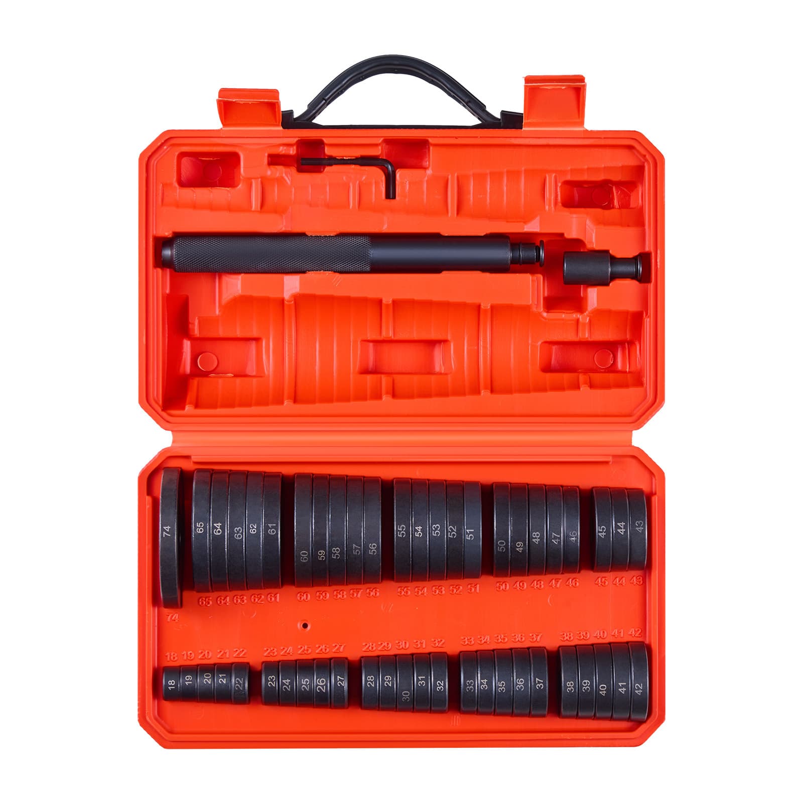 TEMU Vevor Bearing Press Kit Bushing Bearing Seal Driver Removal Tool Set 52 Pcs Case