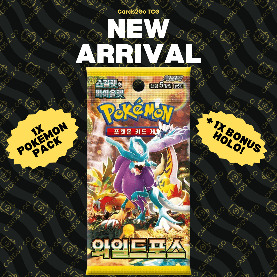 TEMU Cards - Pack 1x Sealed Authentic Korean + Bonus Holographic Card!