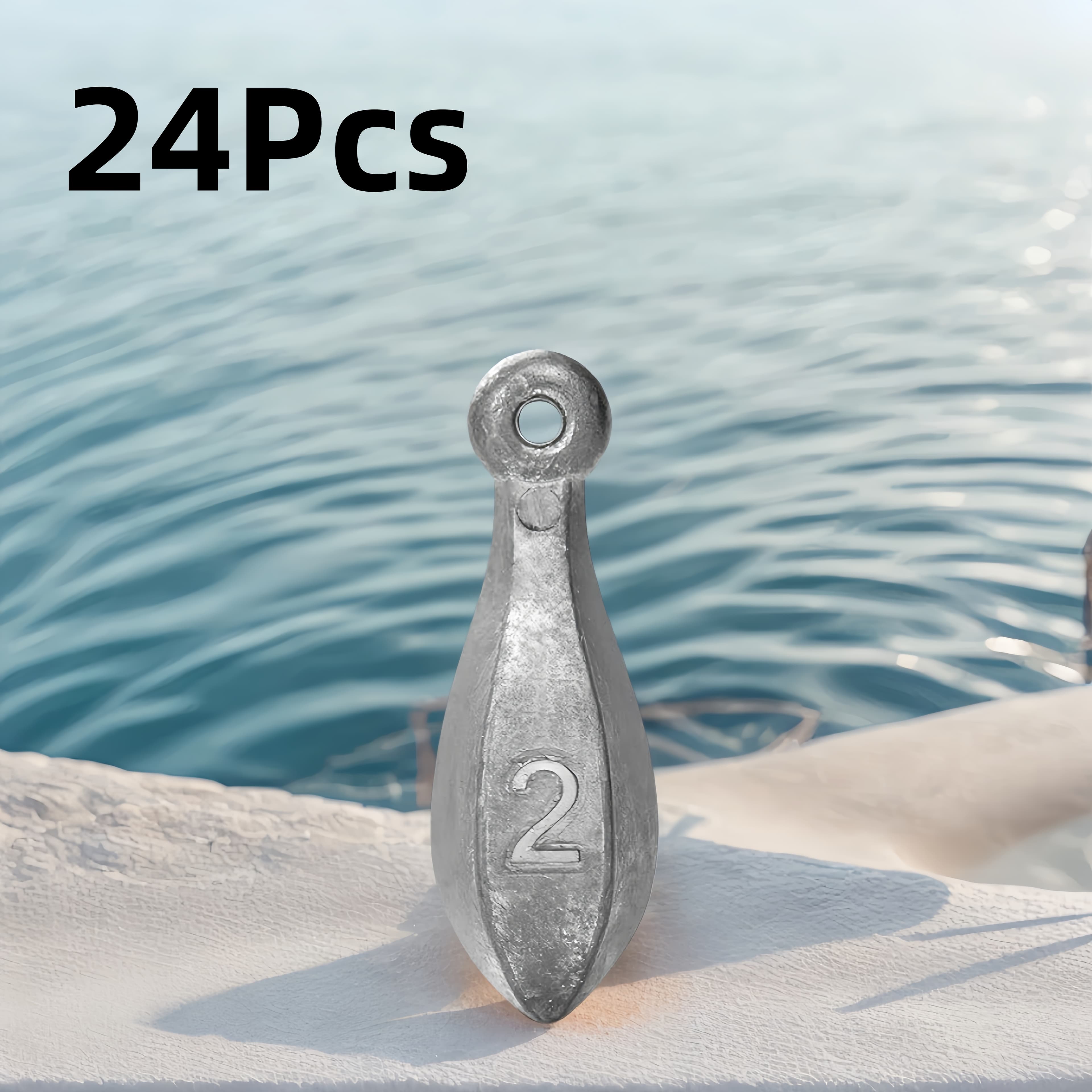 TEMU Tackle Weights - 1oz,2oz,3oz,4oz,5oz,6oz,8oz,10oz,12oz,16oz,saltwater And Freshwater Fishing Sinkers - Snagless Sinker Rig Fishing Weights For Fishing Lures Or Other Fish