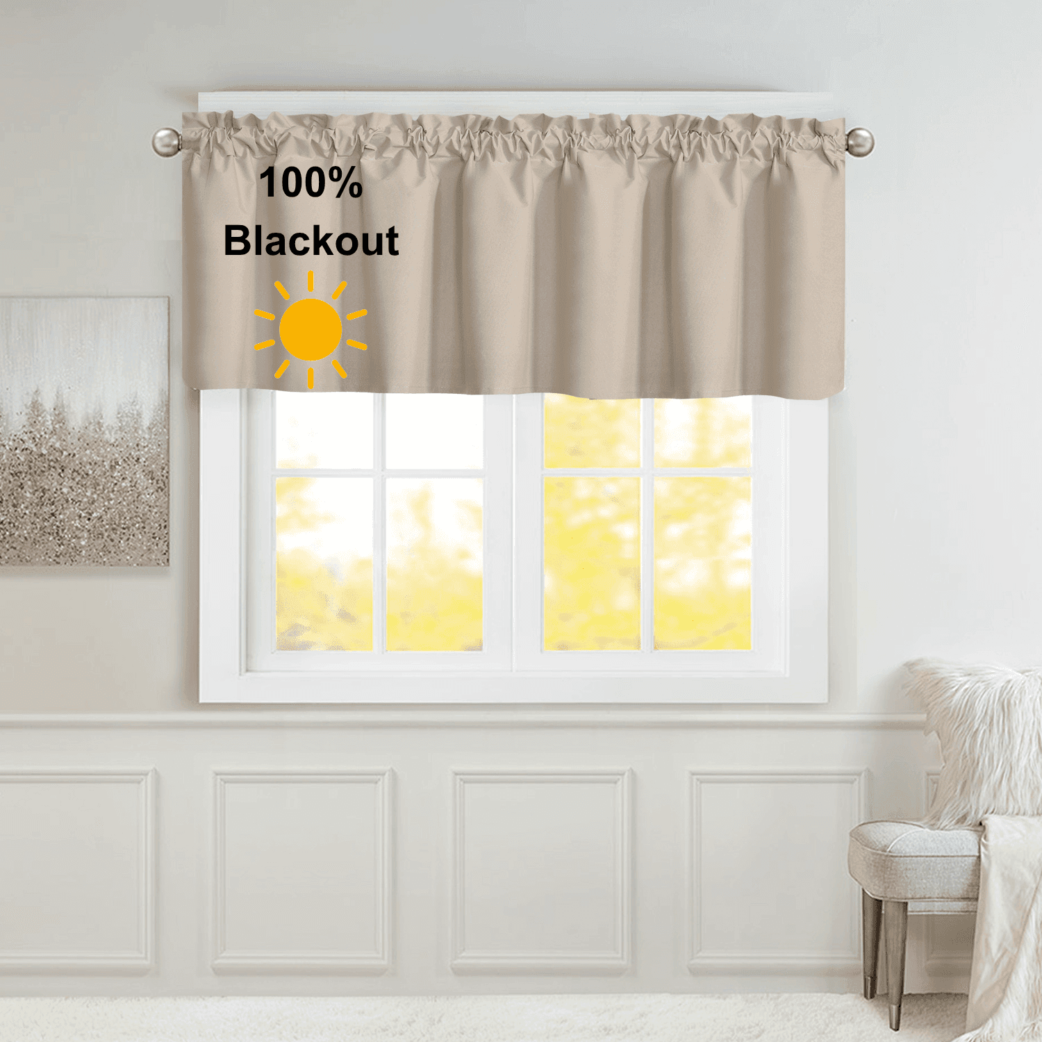 TEMU 2 Panels 100% Blackout Sleek Color Kitchen Curtains Set In Blue, Pink, Green, Black, Gray Rod Kitchen Bathroom Privacy Drapes And Curtains