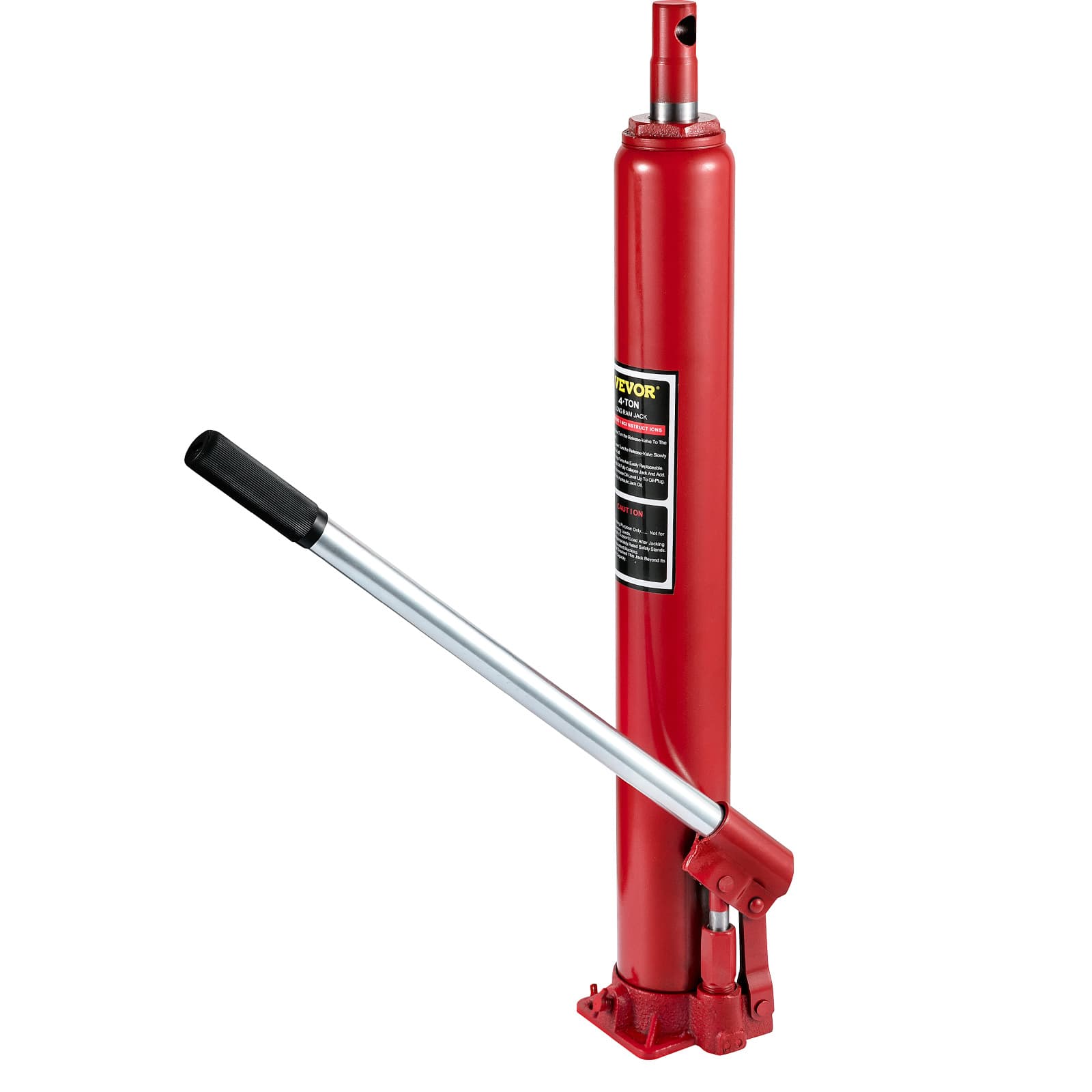 TEMU Vevor 4 Ton Long Hydraulic Jack Manual Single Pump Engine Lift