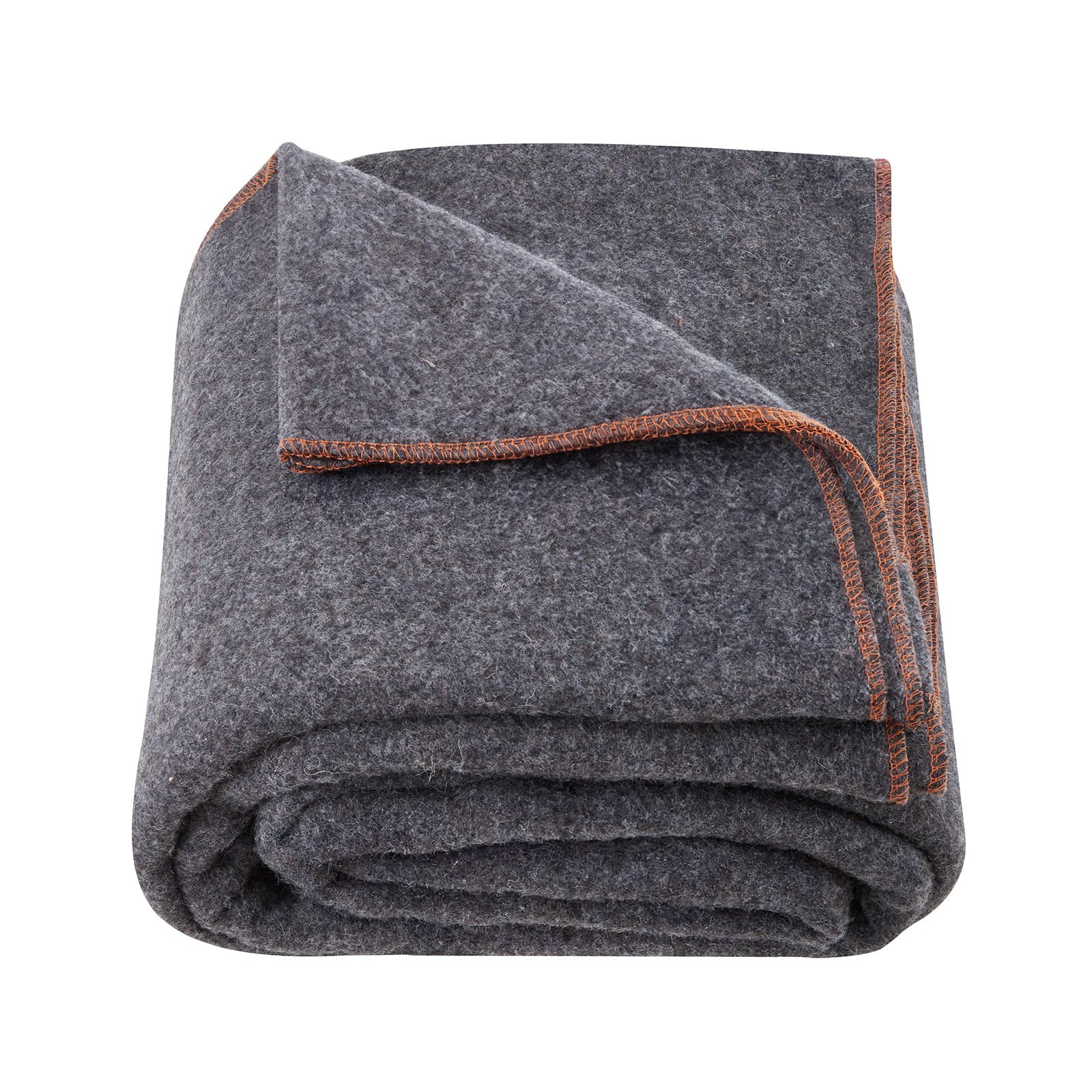 TEMU Vevor Wool Camping Blanket 64" X 88" Warm For Camping Hiking Travel Army Grey