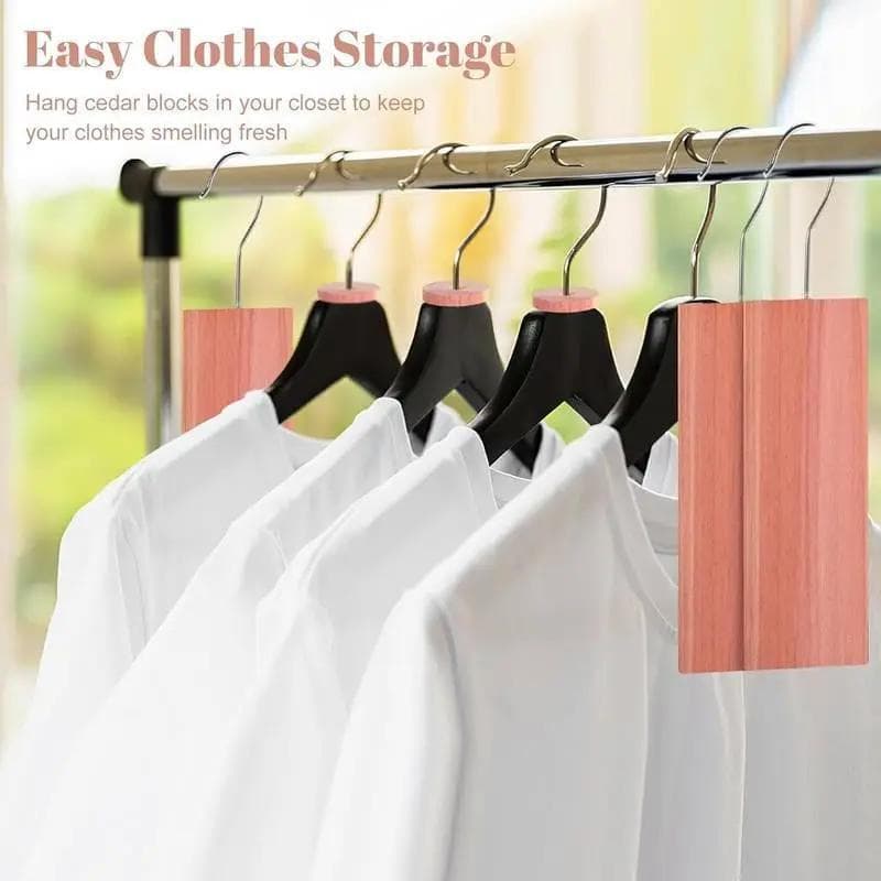 TEMU 8 Cedar Boards For Storing Clothes, Cedar Blocks And Hangers Used For Wardrobes, Drawers, Shoes, Storage Bags/boxes, Cars, Etc