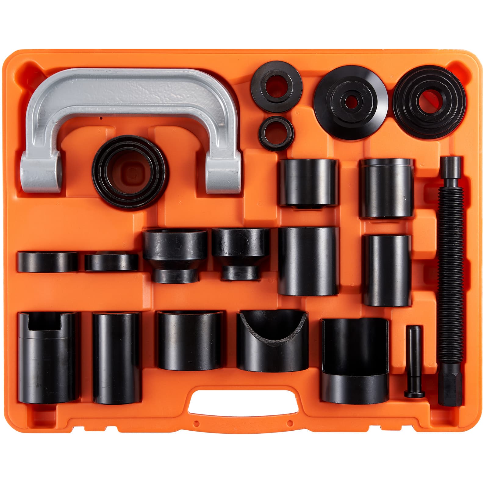 TEMU Vevor Ball Joint Press Kit Ball Joint Tools 10 Pcs/21 Pcs/23 Pcs Automotive Repair Kit, Heat Treatment Of C-type Clamps And Screws/all Heat Treatment