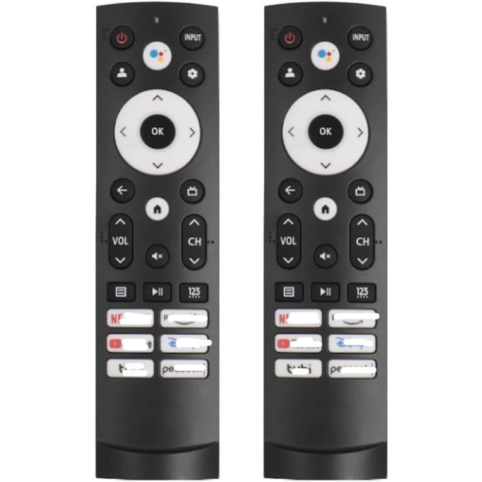 TEMU 2 Pack Erf3m90h Ir Replacement Remote Control For His-ense Google T-v And His-ense T-v (no Voice Function)