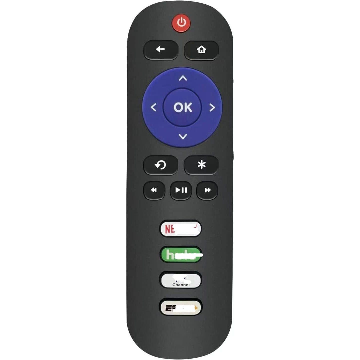 TEMU 2 Pack Replacement Remote For T-c-l R-o-k-u T-v With Net-/hu-lu/r-o-k-/e-s-p-n