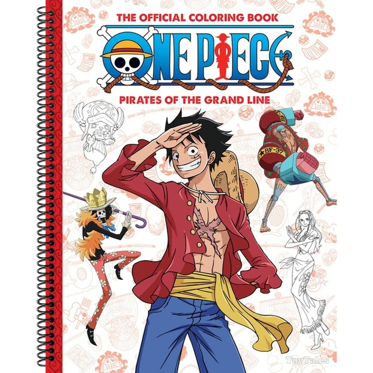 TEMU 1 Piece: Official Crew Coloring Collection: Pirates Of The Grand Line (media Tie-in)(spiral-bound)