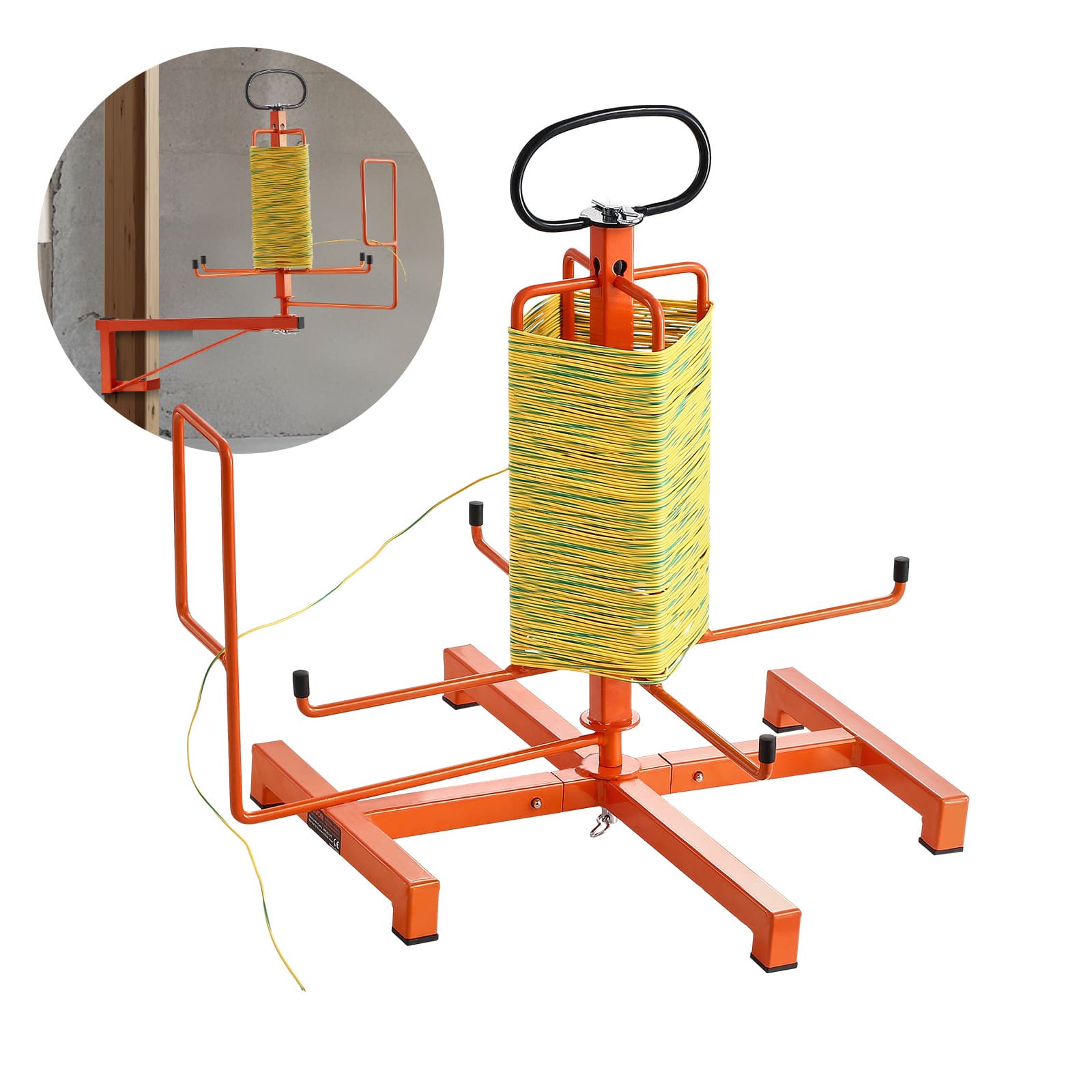 TEMU Vevor Cable Dispenser Floor Or Stud Mounted Portable For Electrical