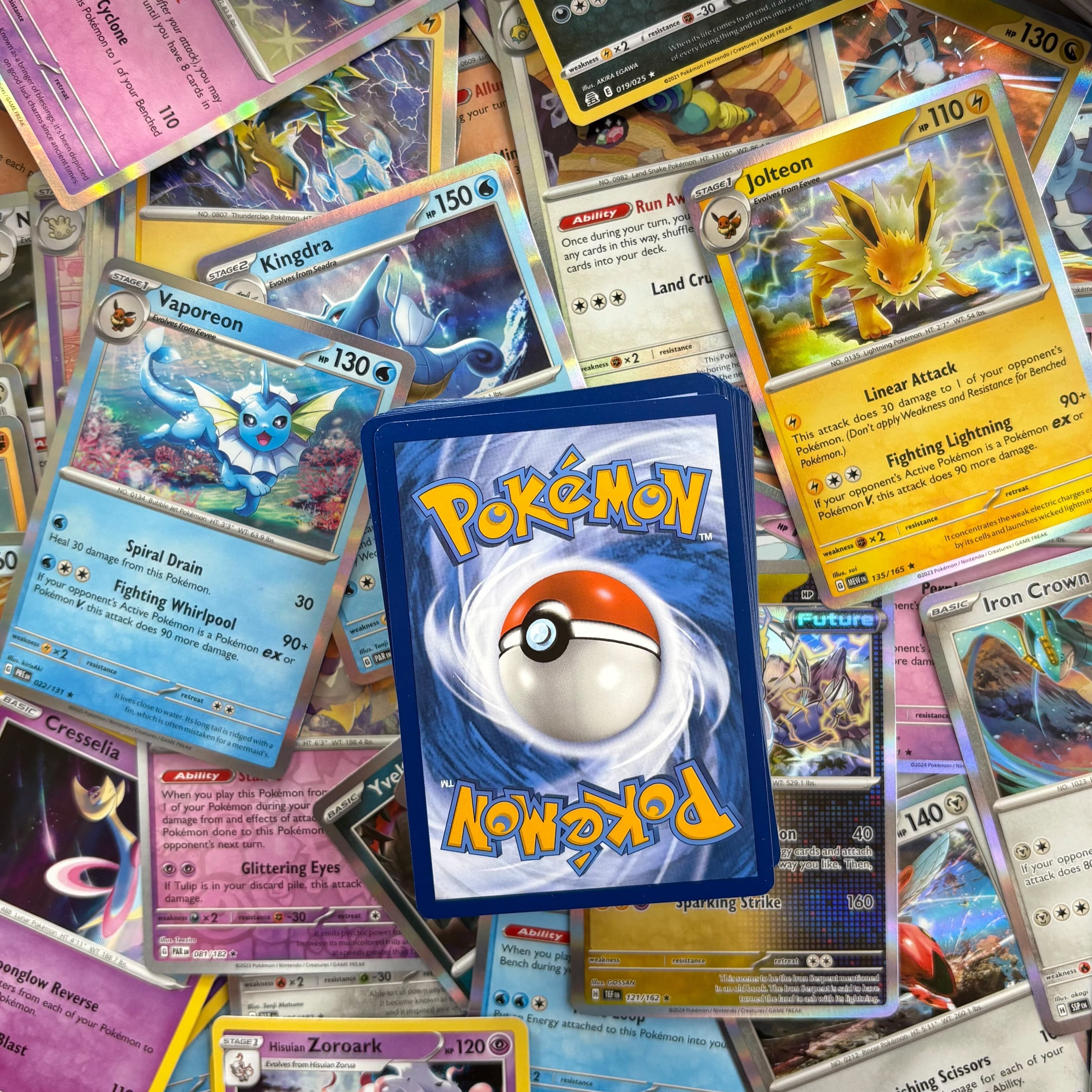 TEMU 25 Rare Cards With 100 Or (assorted Lot)