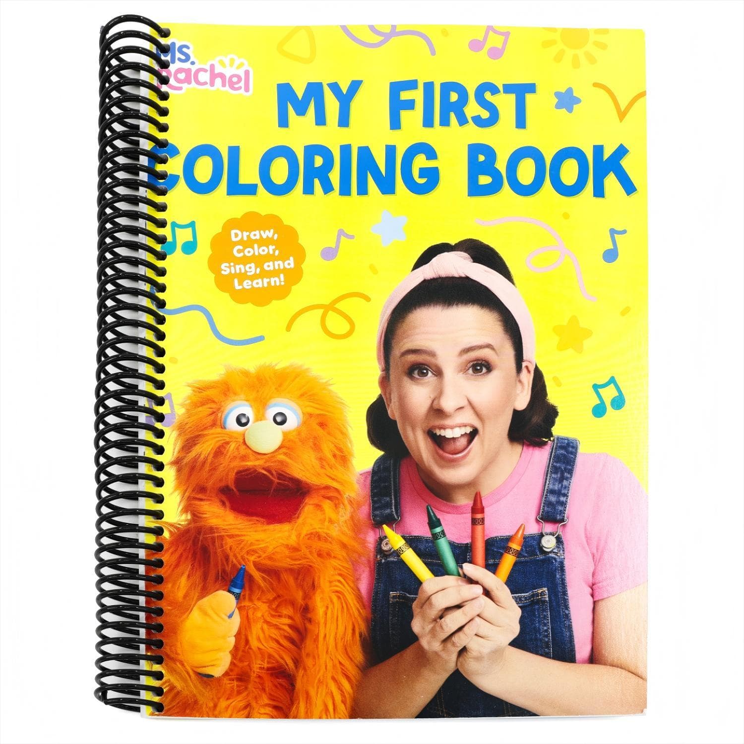 TEMU My First Coloring Book (ms. Rachel) (books By Ms. Rachel) Spiral-bound