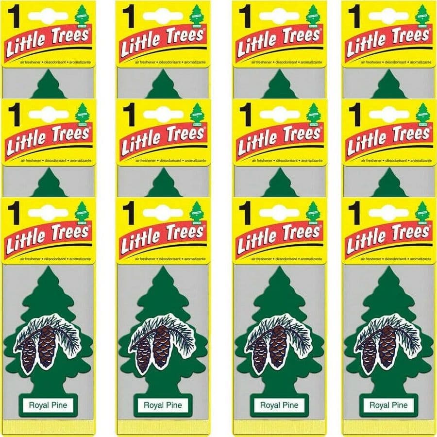 TEMU 12 Pack Little Trees Auto Air Freshener, Hanging Card, Provides Long Lasting Scent For Home