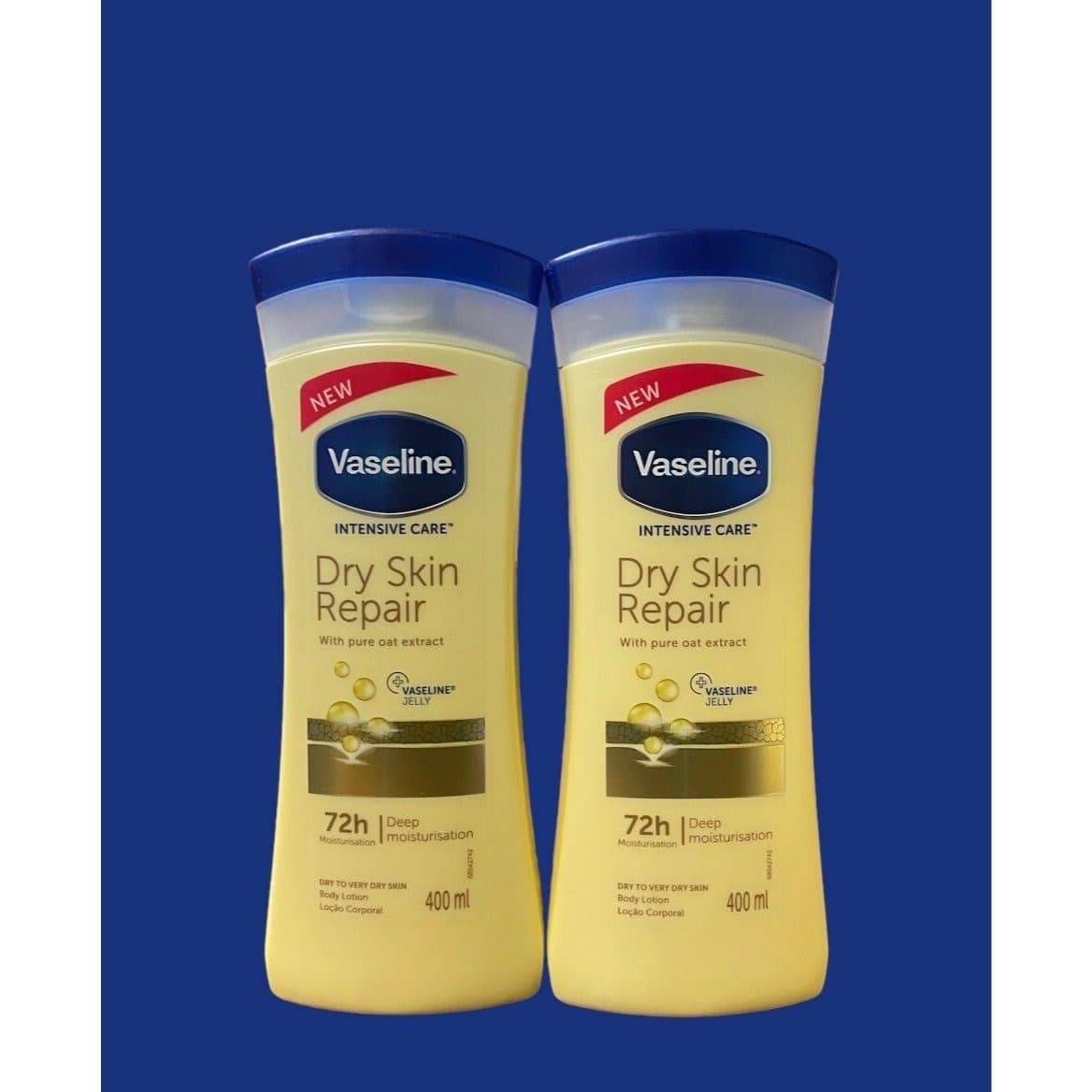 TEMU Vaseline Lotion Dry 400 Ml Pack Of 2