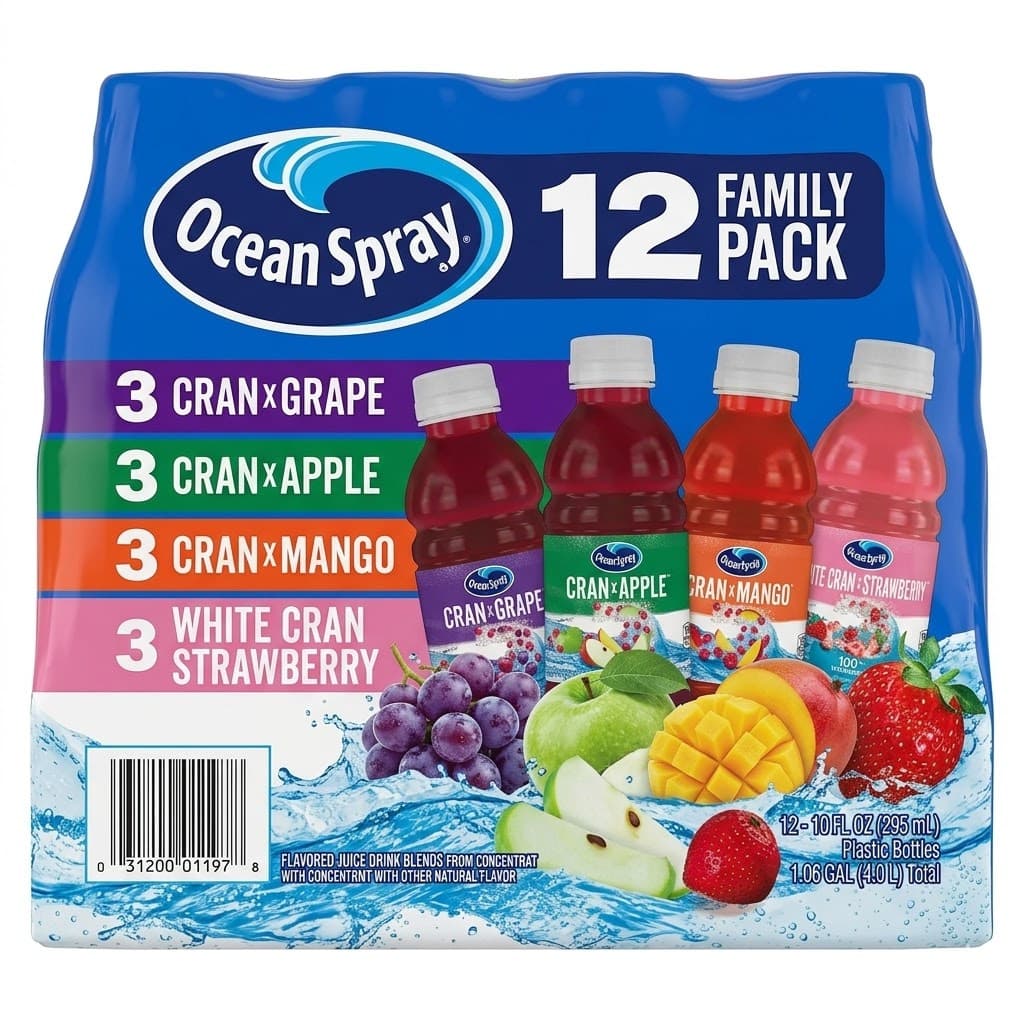 TEMU Ocean Spray Cranberry Juice Family Pack, 10 Fl. Oz.,12 Pk.