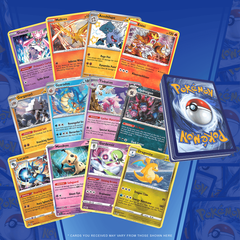 TEMU Pack – 40 Random Card Includes . Your Cards May From The Cards In Image
