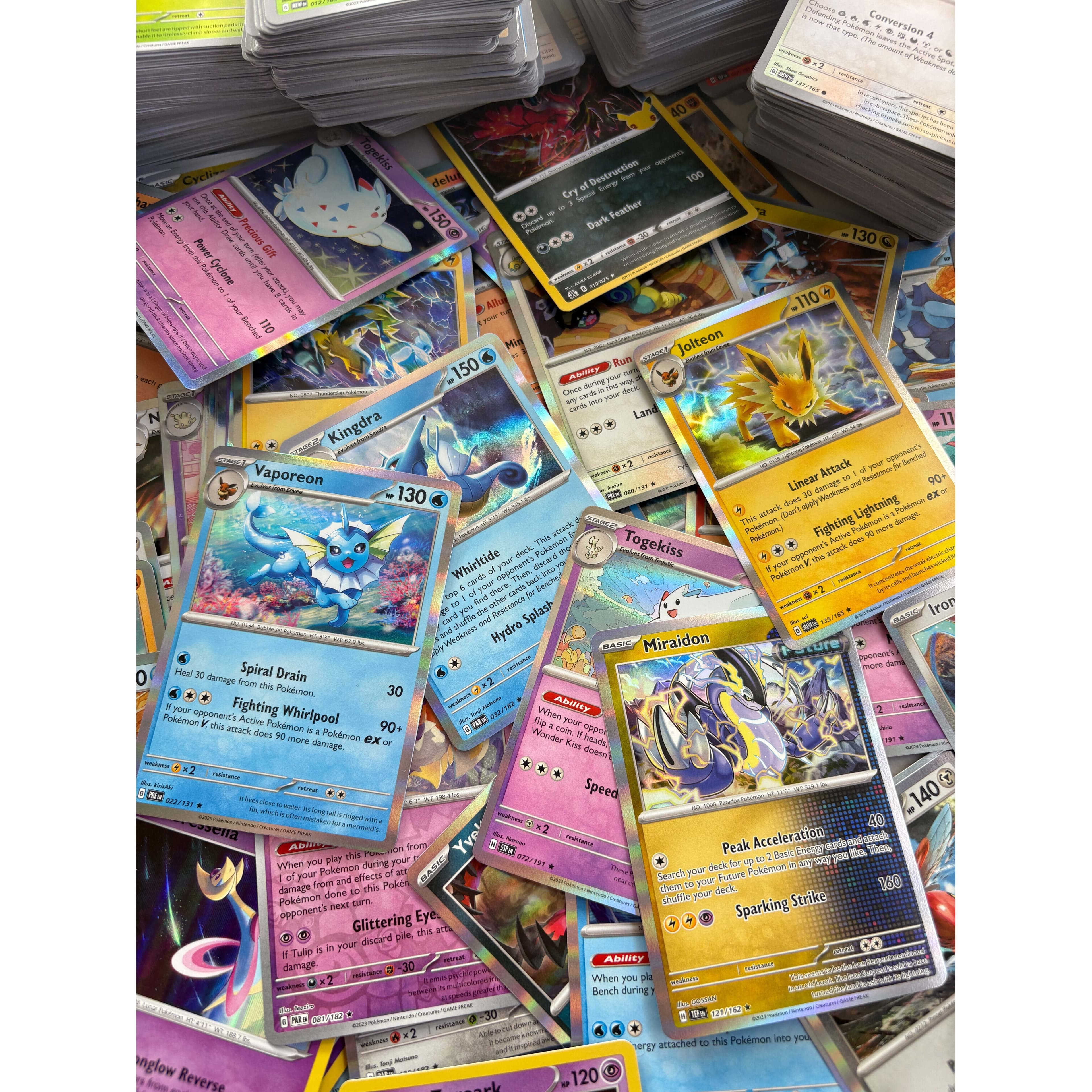 TEMU Cards Collection Bundle Bulk +7 Foils Authentic / Real