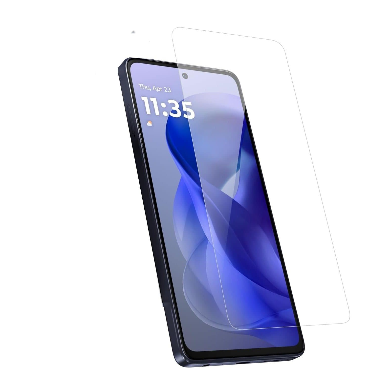 TEMU For Motorola Moto G Play 2026 Only Clear Tempered Glass Screen Protector Case Friendly