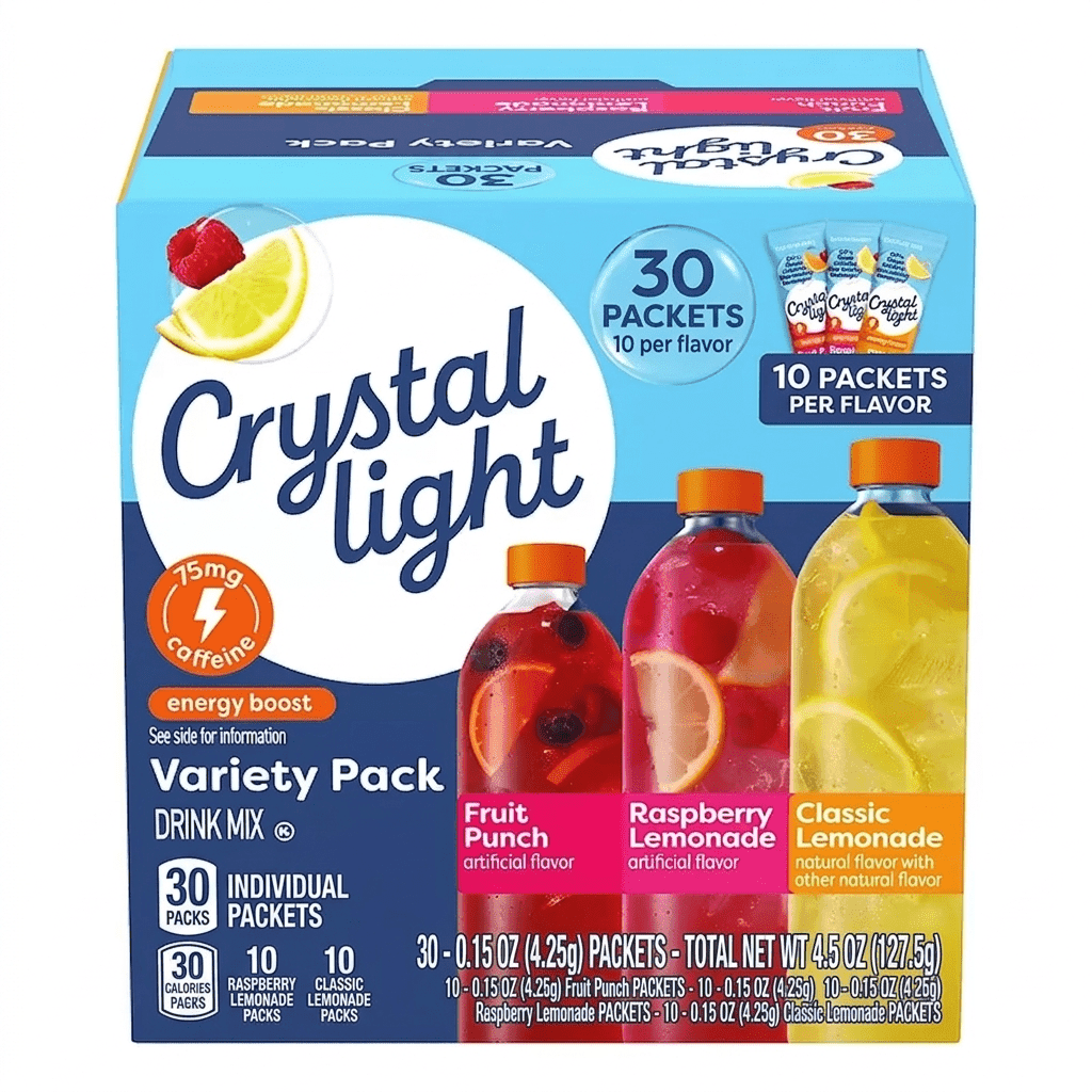 TEMU Crystal Light Otg Energy Variety Pack,replenish Energy, Travel And Outdoors