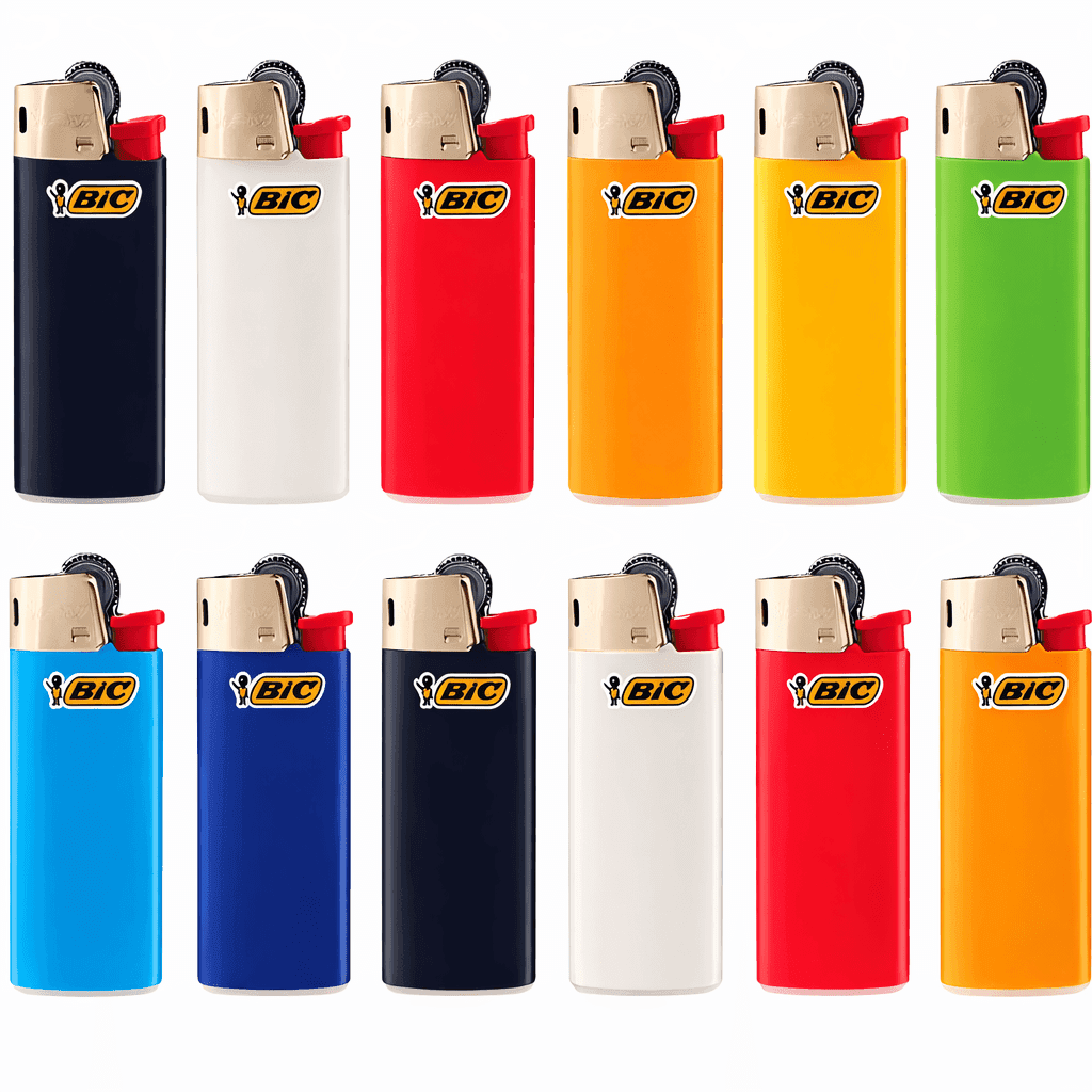 TEMU Pocket Lighters, Assorted Bright Colors, Tray, Safe And Reliable Child-resistant Lighters