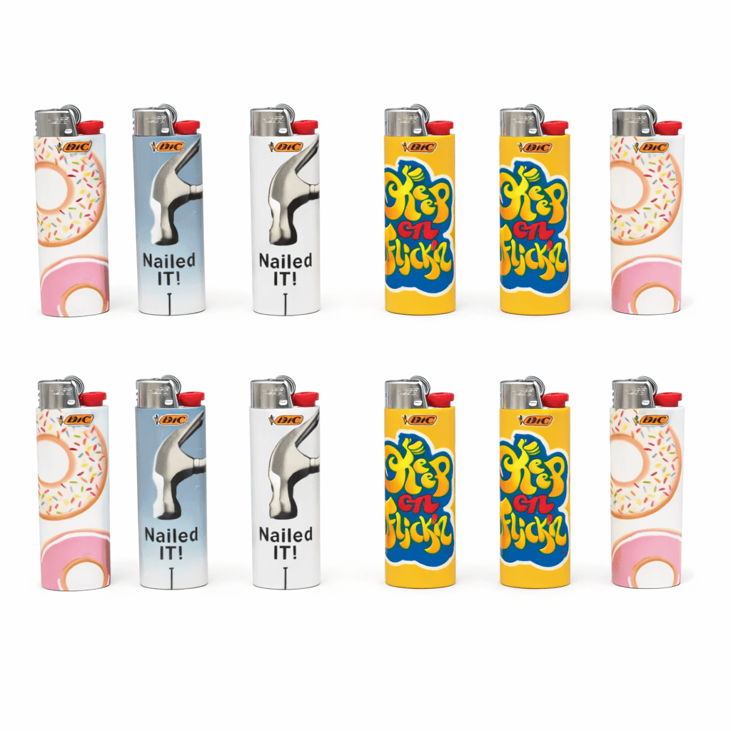 TEMU Bic Lighter With Art Design Pack Of 12