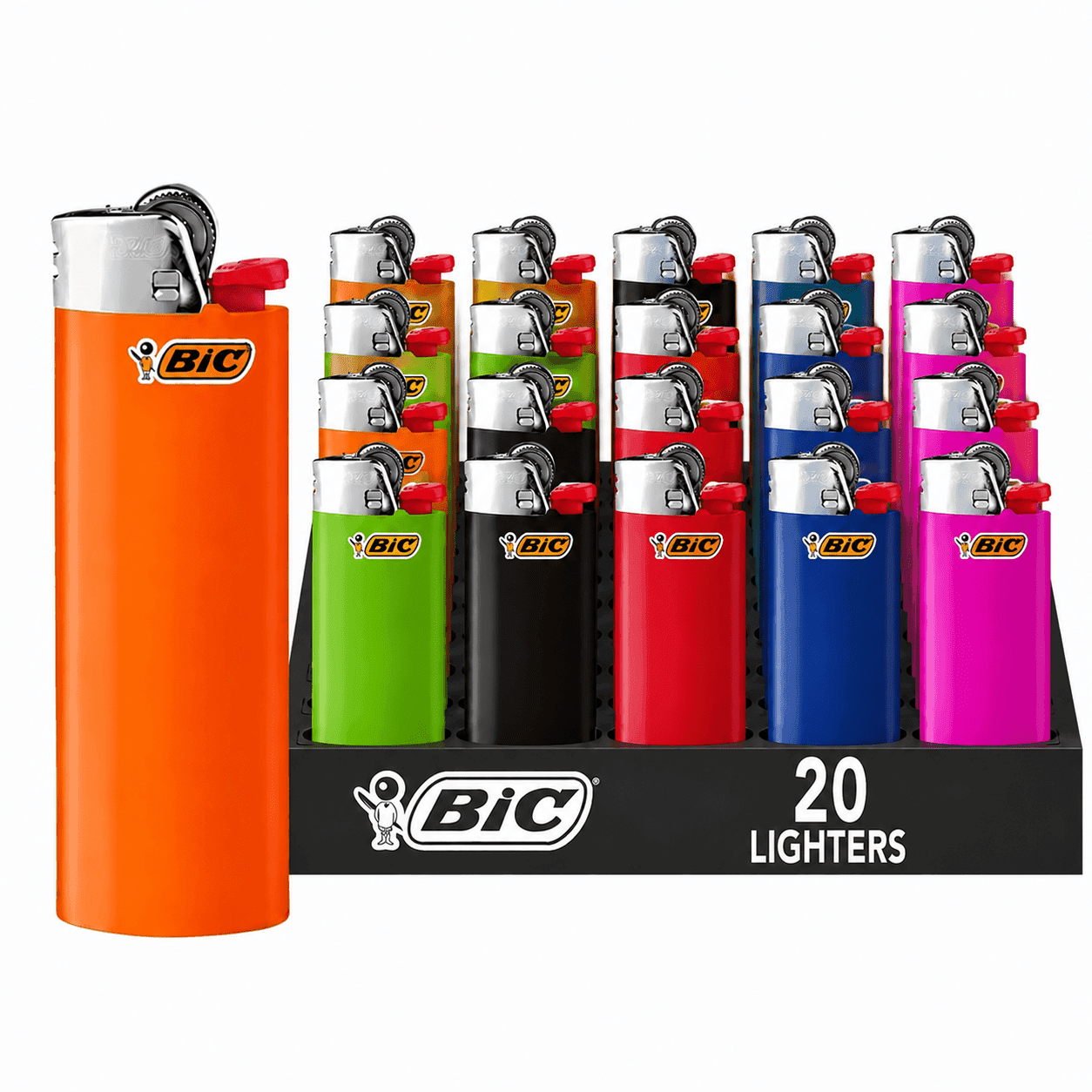 TEMU Lighter 20 Pcs Comes Random Color Great For Candles, Fire And More, Bulk Lighters