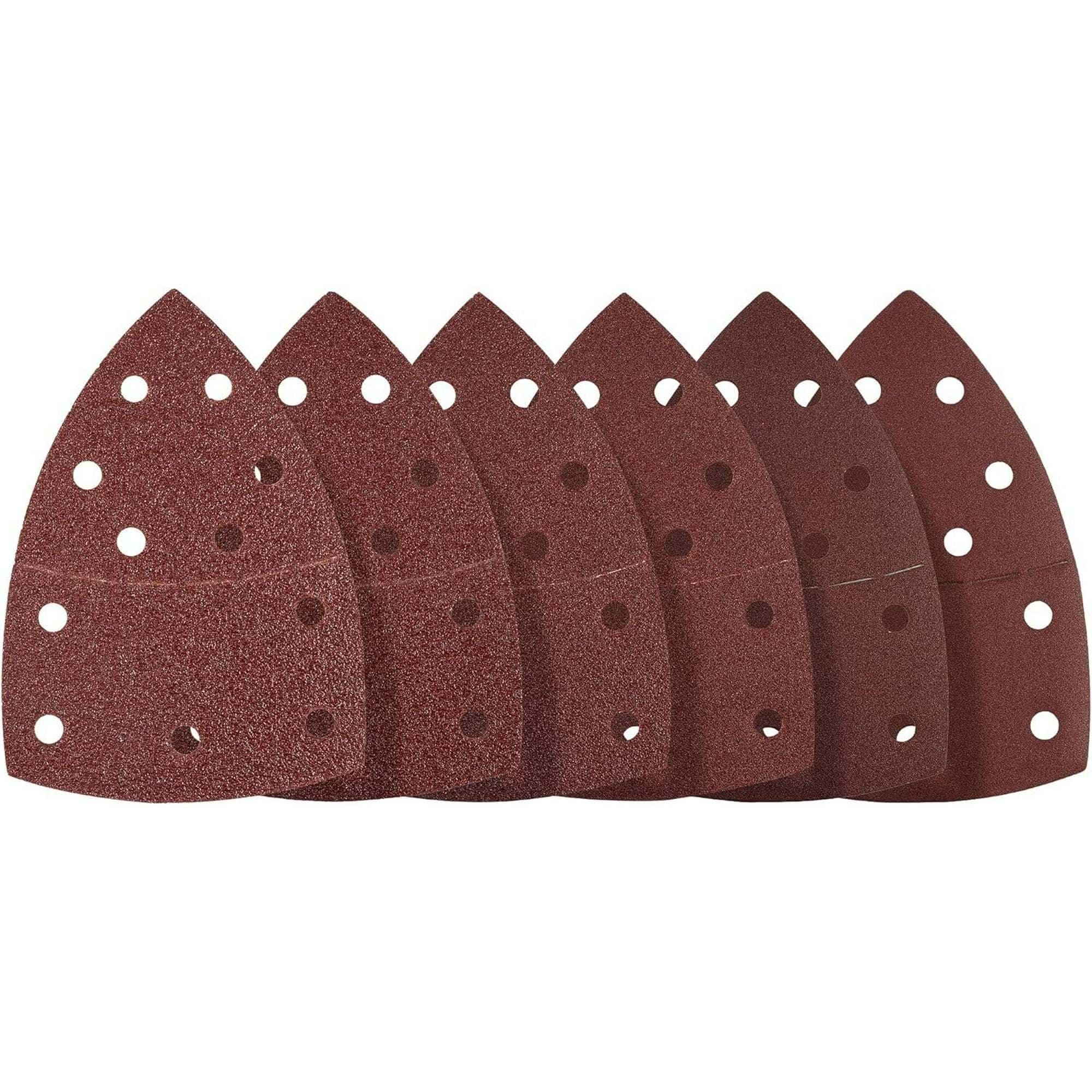 TEMU 60 Pcs 11 Hole Mouse Sander Sandpaper Hook And Loop Palm Sander Sandpaper Assorted 40 60 80 120 180 240 Sanding Pads For Mouse Sander