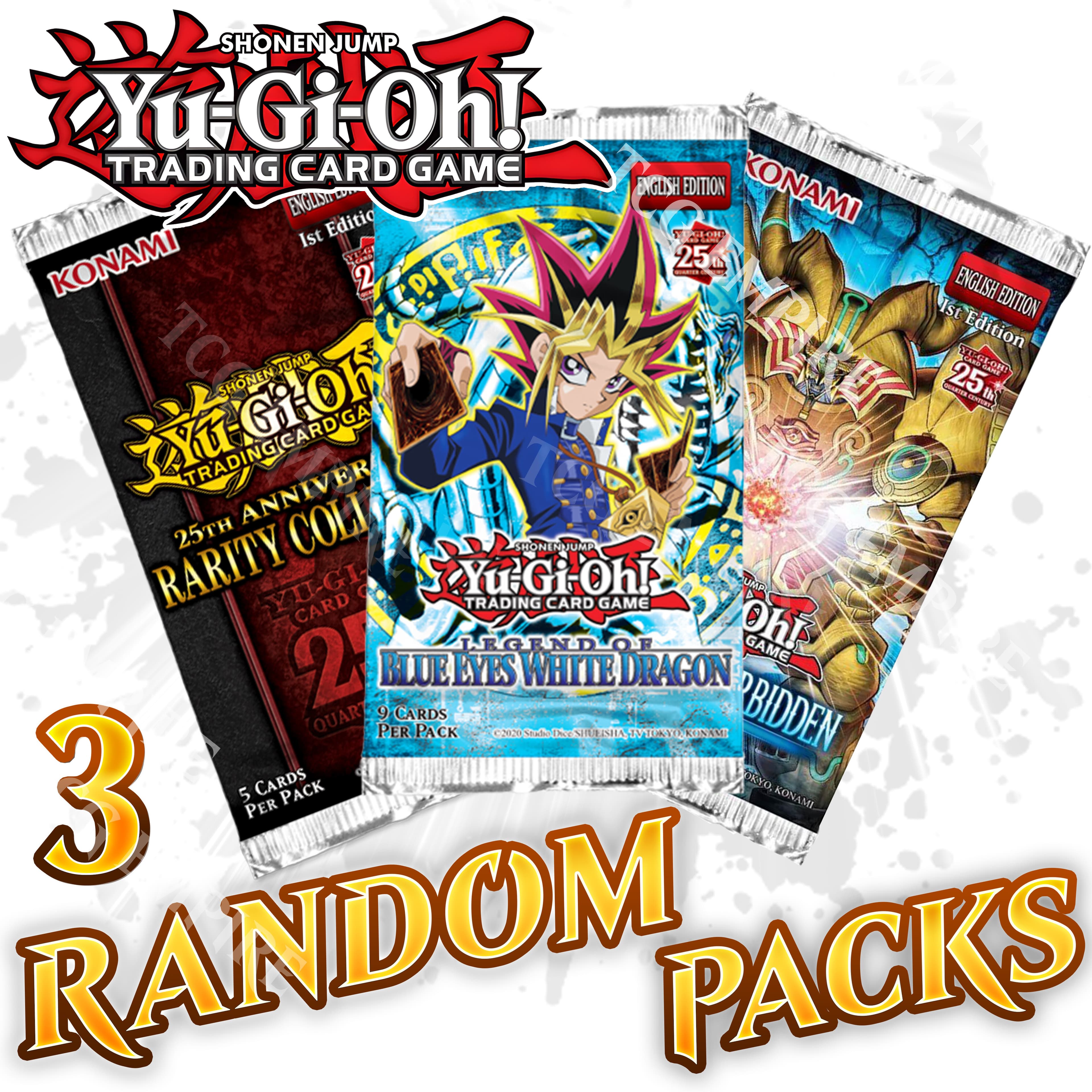 TEMU Yu-gi-oh! Trading Card Game | 3 Bundle (random Assortment) | Authentic Yu-gi-oh! Tcg Packs | At Ultra , Secret & More! | Perfect Gift For Duelists & Collectors