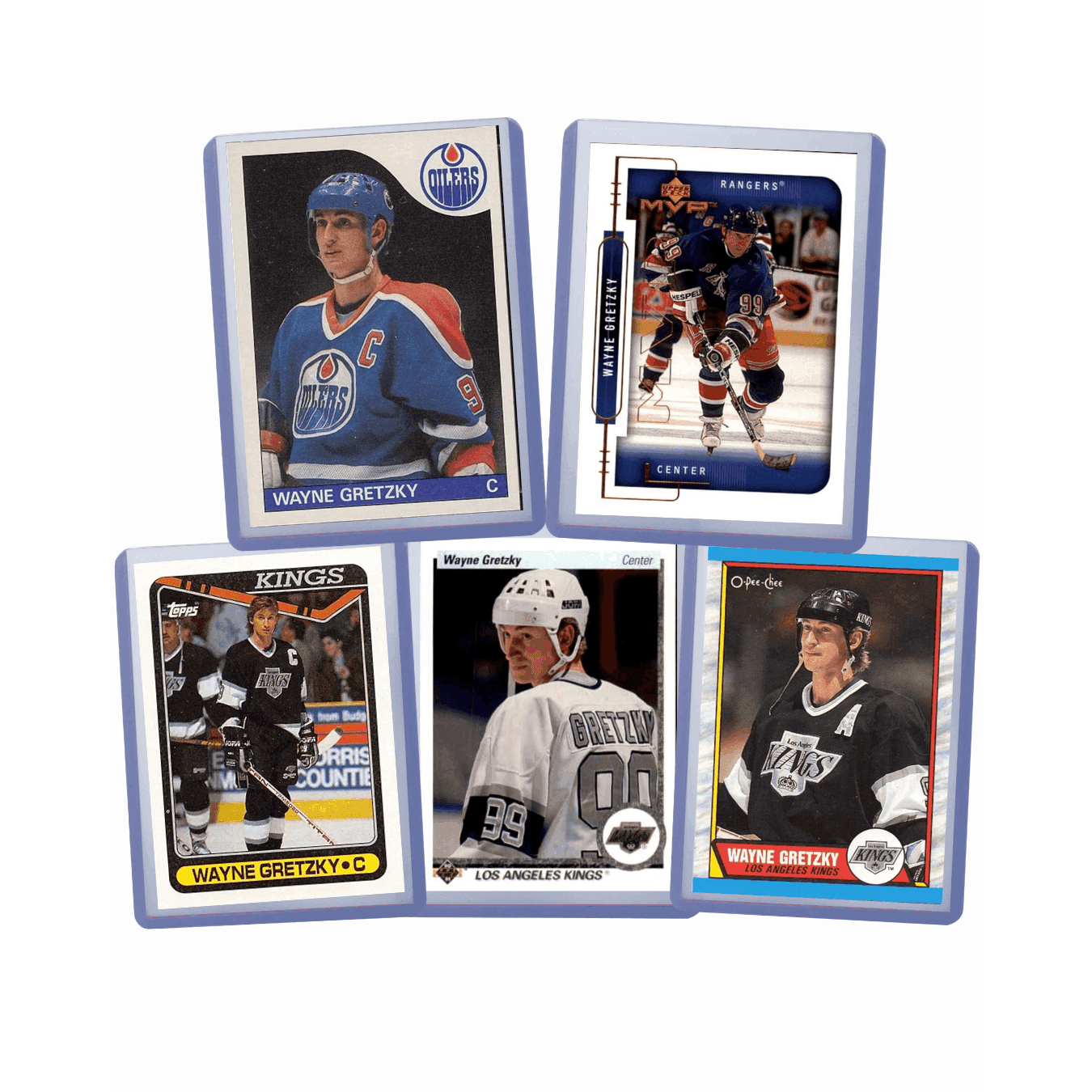 TEMU Lot Of 5 Hockey Cards – Topps, Panini, & - Player Of