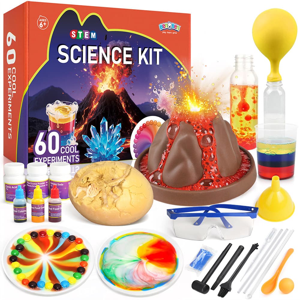 TEMU 60 Experiments Science Kit For Kids Boys Girls Age 6 7 8 9 12, Educational Toy, Stem Toys, Learning For Christmas Gift