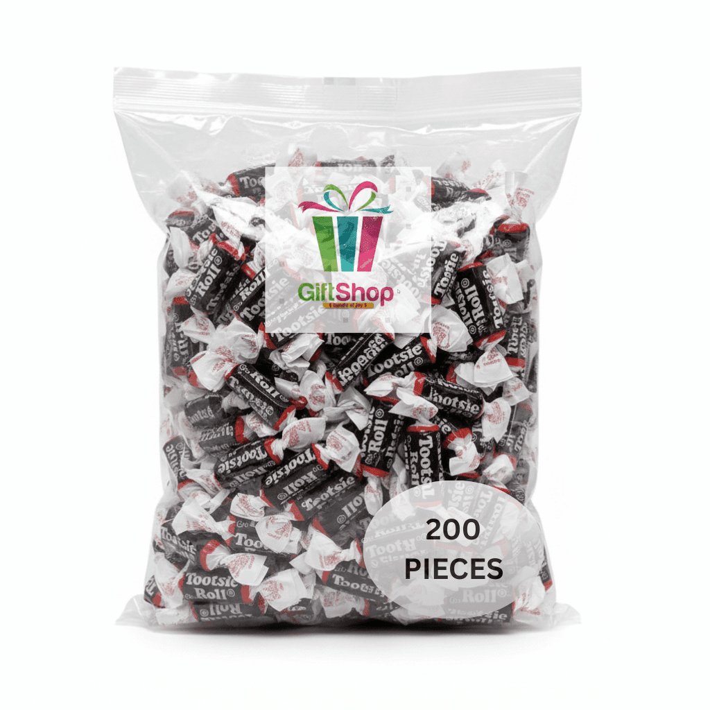 TEMU Tootsie Roll Midgees – Chewy Chocolate Gluten-free Candy Minis – Bulk Bag Of Individually Wrapped Candies For Kids, Parties, Classroom - 200 Count