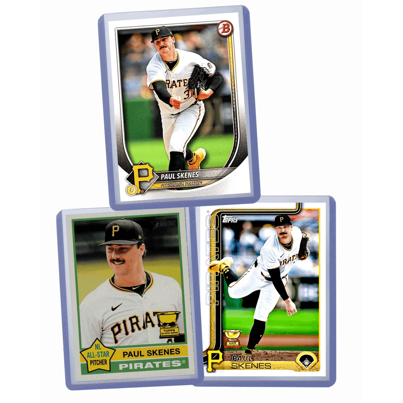 TEMU Cards Lot Of 3 Different| Pittsburgh Pirates Trading Cards