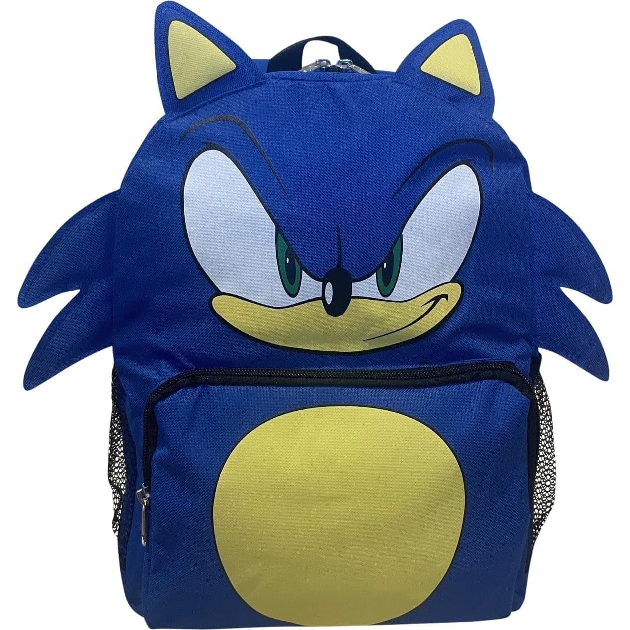 TEMU The Hedgehog Big Face School Backpack With 3d Ears And ( 12")